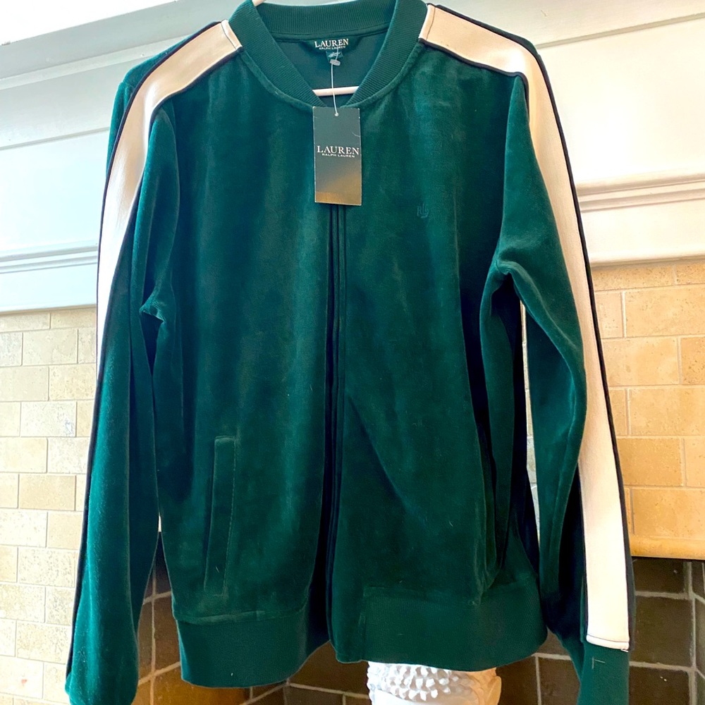 Ralph Lauren green tennis jacket!